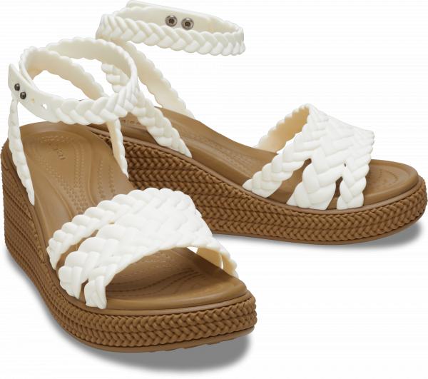 Brooklyn Woven Ankle Strap Wedge