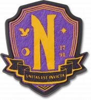 Wednesday Nevermore Badge